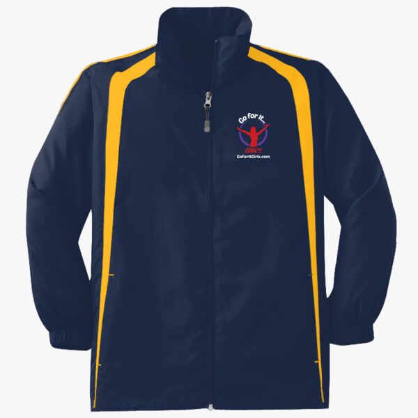 Youth Colorblock Raglan Jacket  Thumbnail